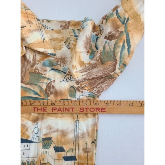 Vintage K-Mart Small Button Down Shirt Womens Graphic - Picture 4 of 6